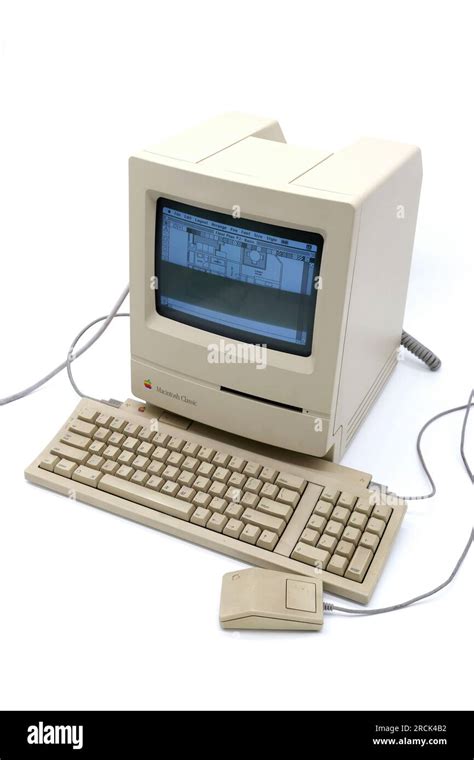 Vintage Apple Macintosh Classic Mac Stock Photo Alamy