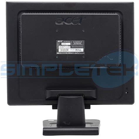 ACER AL1716A SCHERMO MONITOR LCD DISPLAY 17 4 3 5 4 PC VGA VESA DVR CASSA