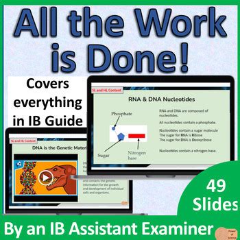 IB Biology A1.2 Nucleic Acids New Course 2023 1st Exams 2025 IBDP SL ... 