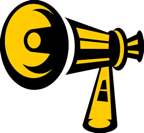 Download Megaphone Bullhorn Amplifies Voice Megaphone Full Size Png Image Pngkit