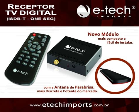 Receptor Sintonizador Tv Digital Universal Automotivo Mercado Livre