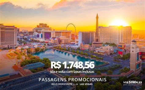 Passagem Promo United Imperd Vel Bh Las Vegas Voe Simples