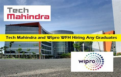 Tech Mahindra And Wipro Wfh Hiring Any Graduates Freshers Can Apply