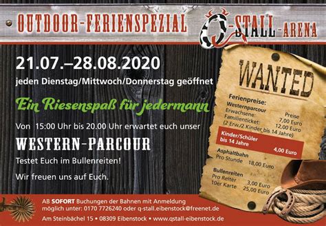 Ferienangebote Q Stall Eibenstock