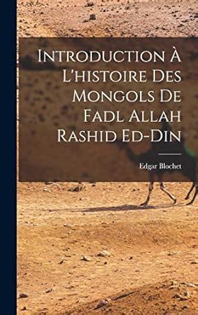 Introduction L Histoire Des Mongols De Fadl Allah Rashid Ed Din