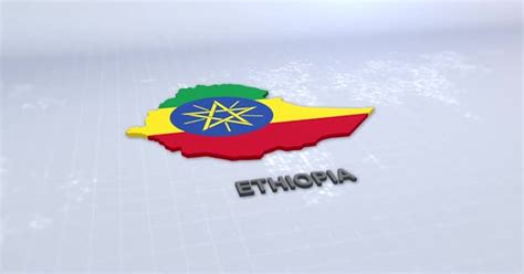 Ethiopia Map With Flag, Backgrounds Motion Graphics ft. 3d map ...