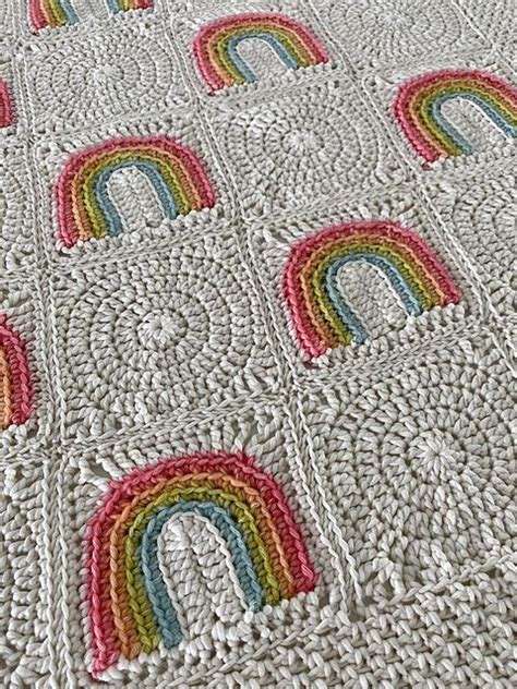 Rainbow Variations Pattern By P S I Crochet Crochet Blanket Rainbow