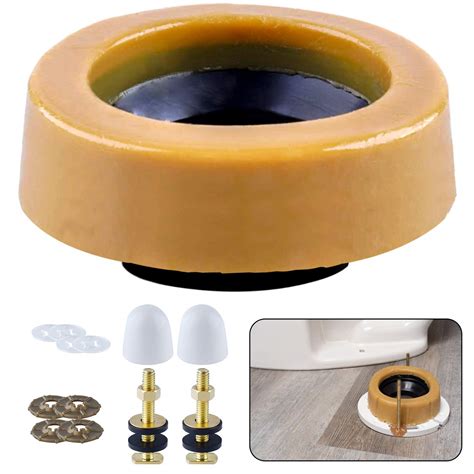 Buy Extra Thick Toilet Wax Ring Kit Include Closet Bolts Bolt Caps