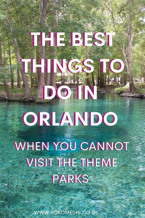 Outdoor Escapades Fun Things To Do In Orlando Besides Theme Parks Artofit