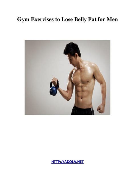 Gym Exercises to Lose Belly Fat for Men