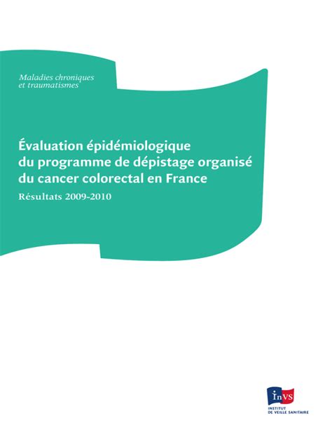 Valuation Pid Miologique Du Programme De