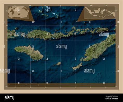 Nusa Tenggara Timur Province Of Indonesia Low Resolution Satellite