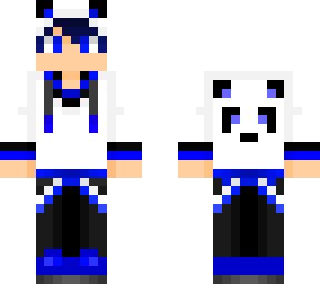 Blue Panda Boy | Minecraft Skin