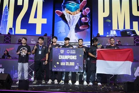 Tim Boom Esports Raih Juara 2024 PMSL SEA Di Malaysia Dua Wakil