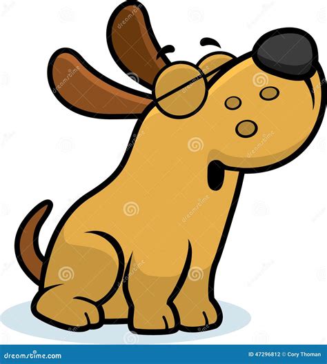 Howling Cartoon Dog Stock Vector Illustration Of Illustration 47296812