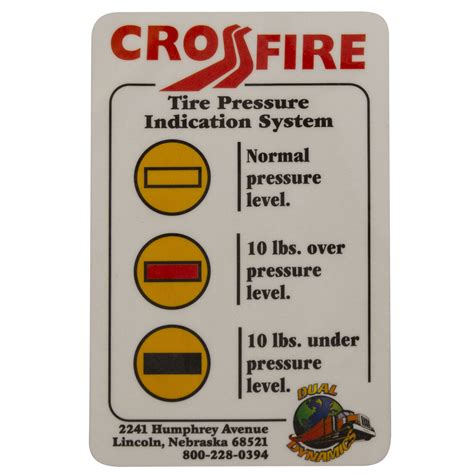 Crossfire Dual Tire Pressure Equalization System Psi Cf Stabt Ebay