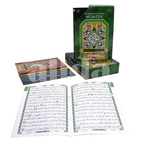 Alquran Per Juz Utsmani Mujazza Uka Isi Juz Al Quran Mujaza Perjuz