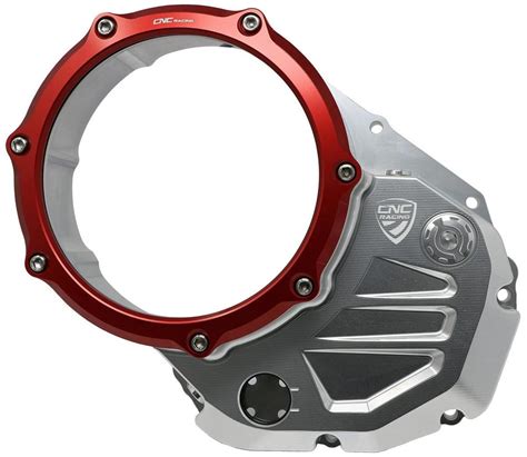 CNC Racing Clutch Cover Ducati Hypermotard 939 16 18 Clear Bicolor