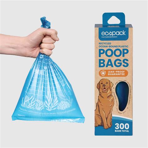 plastic dog poop bags