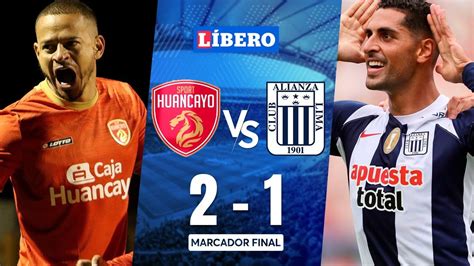 Sport Huancayo 2 1 Alianza Lima Por Liga 1 Debut De Christian Cueva