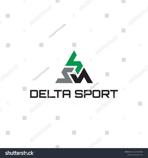 Delta Letter Logo Design Template Stock Vector (Royalty Free ...