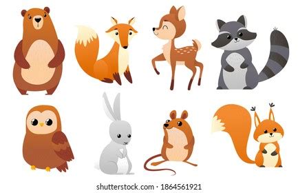 71,710 Woodland Animals Cartoon Images, Stock Photos, 3D objects ...