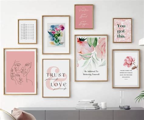 Home Office Set of 18 Prints, Office Wall Decor, Home Office Decor ...