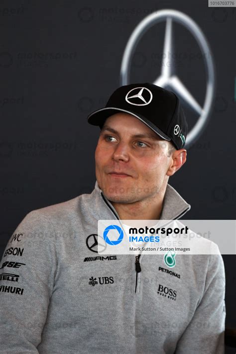 Valtteri Bottas FIN Mercedes AMG F1 In The Press Conference At