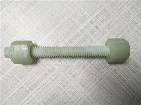 Fiberglass Grp Frp Hex Bolt And Nut Epoxy Resin Composite Bolt And Nut