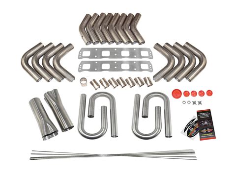 custom stainless header build kits