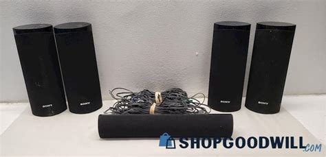 Lot Of Sony Surround Speakers Ss Ctb103 Center And 4x Ss Tsb106