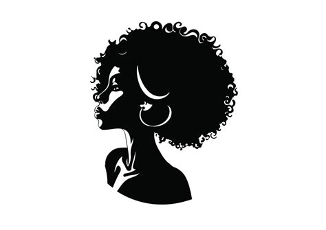 Afro Woman Svg Afro Girl Svg Black Woman Svg African Woman Svg African Girl Svg Cut Files