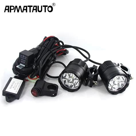 2X Auxiliares LED Luces LED Luz De Trabajo L Mpara De Punto Conducci N