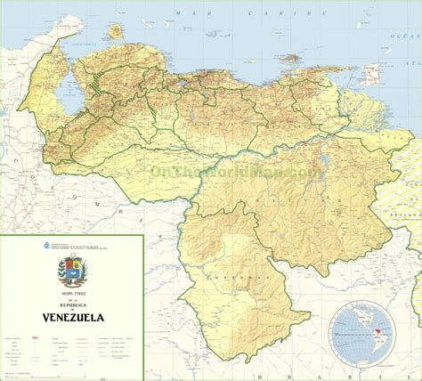 Large Detailed Map Of Venezuela Ontheworldmap