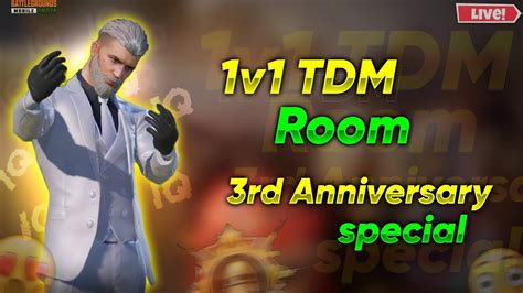 3rd Anniversary Special Unlimited Custom Room 😍 Bgmi Live Youtube