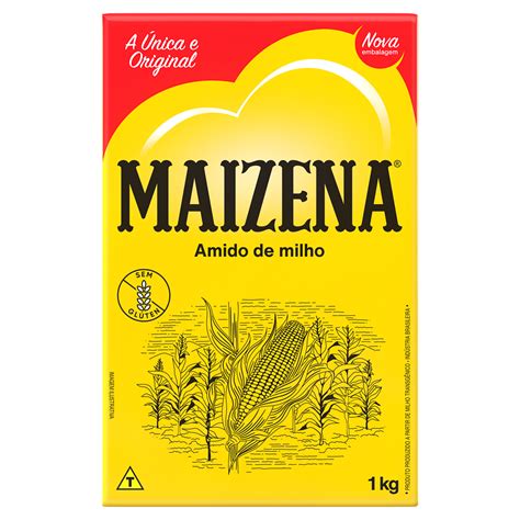 Amido De Milho Maizena Caixa 1kg Gtineanupc 7894000010038
