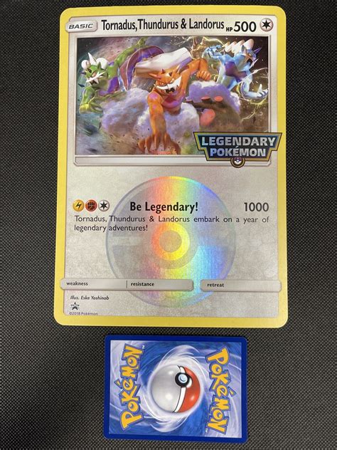 Pokemon TCG Tornadus Thundurus Landorus Legendary JUMBO Promo Card