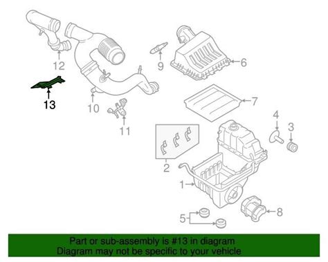 New Oem Ford Air Cleaner Intake Connector Bracket Fl Z A