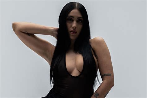 Lourdes Leon Poses In Tattoo Baring Thong Look In David Koma Campaign