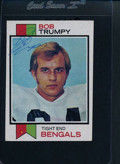 Topps Bob Trumpy Bengals Signed Auto Ebay