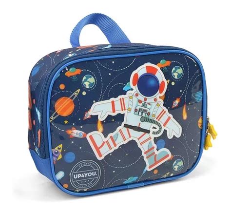 Lancheira Térmica Escolar Up4you Astronauta Espacial Luxcel Frete grátis