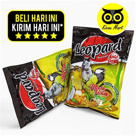 Jual Pakan Makanan Burung Voer Madu Halus Plus Leopard Untuk Pleci