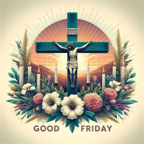 Premium Photo Good Friday Vector Illustration With Christian Cross