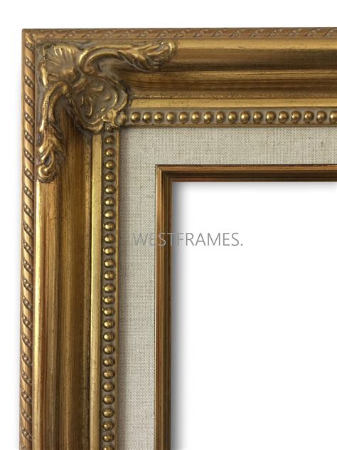 Baroque Ornate Picture Frames Langley Range Swept Gilt Vintage Large