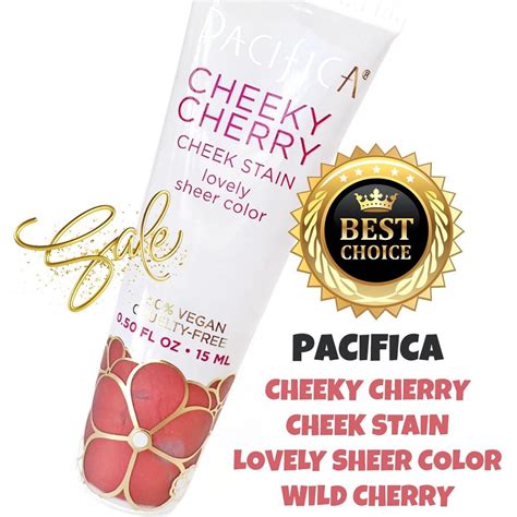 Bnwseal Pacifica Cheeky Cherry Cheek Stain Wild Cherry Cheek Stain