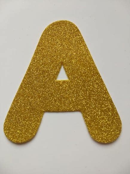 Letras Em EVA Glitter Elo7 Produtos Especiais