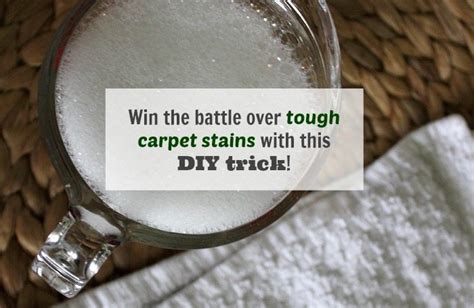 Homemade DIY Cleaner for Stubborn Carpet Stains - The Creek Line House