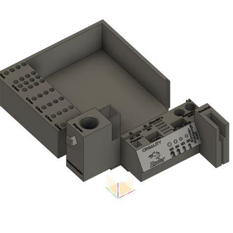 T L Charger Fichier Stl Bo Te Outils Creality Ender Plus Design