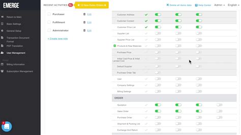 How To Set User Permissions In EMERGE App User Access Permissions