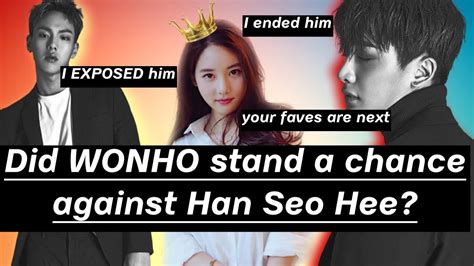 Han So Hee Wonho, Han So Hee Using Her Infamy To Bring Down Idols Allkpop - kanyang815